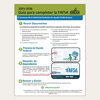 Link to Guia para completar la FAFSA 2025-2026